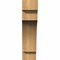 Ekena Millwork Mediterranean Smooth Corbel, Western Red Cedar, 3 1/2"W x 10"D x 14"H COR04X10X14MED00SWR - alternate 2